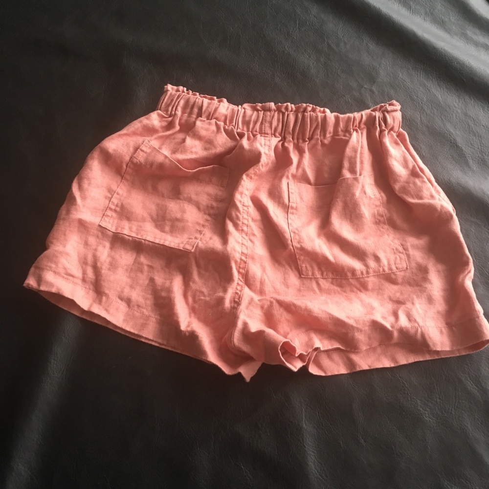 🌸 Pink Fabric Shorts - Picture 4 of 6